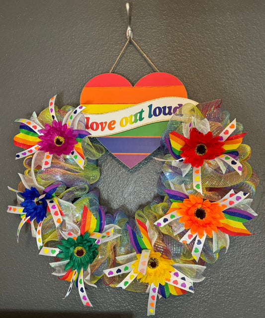 Rainbow/Pride Wreath