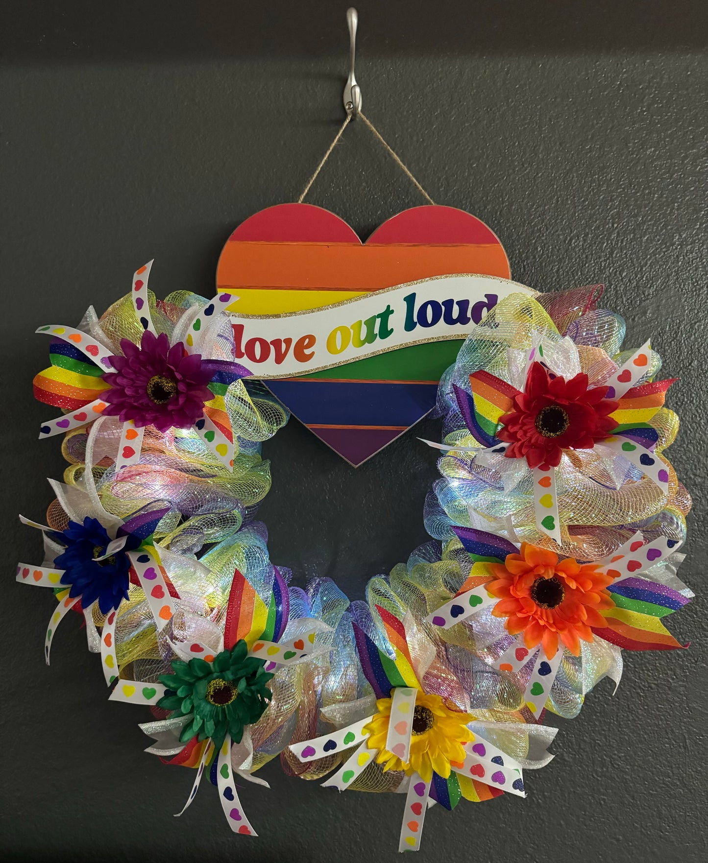 Rainbow/Pride Wreath