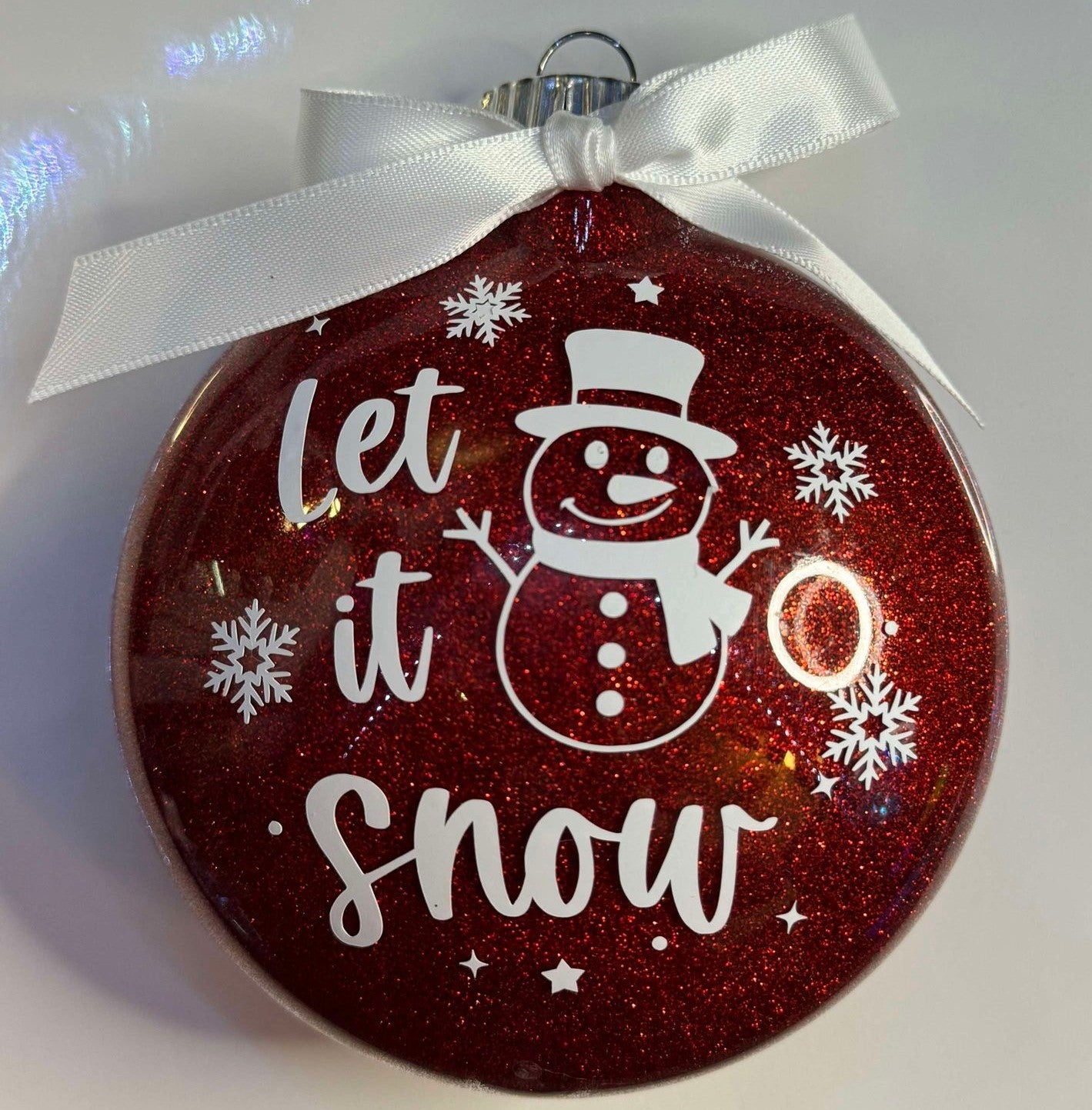 Let It Snow-Man Ornament