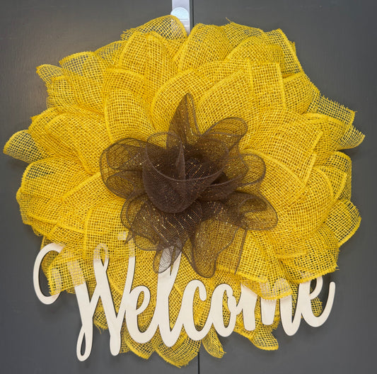 Medium Sunflower Wreath